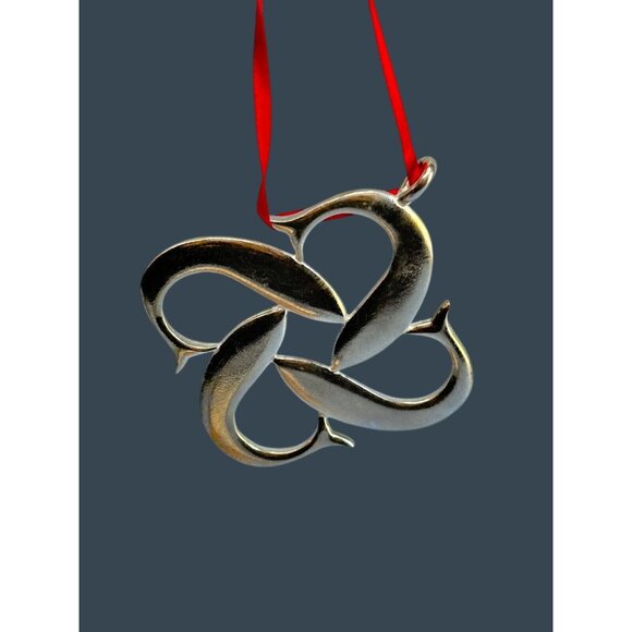 Lovell Designs Polaris North Star Pewter Christmas Cove Ornament 2 1/4" - Picture 3 of 8